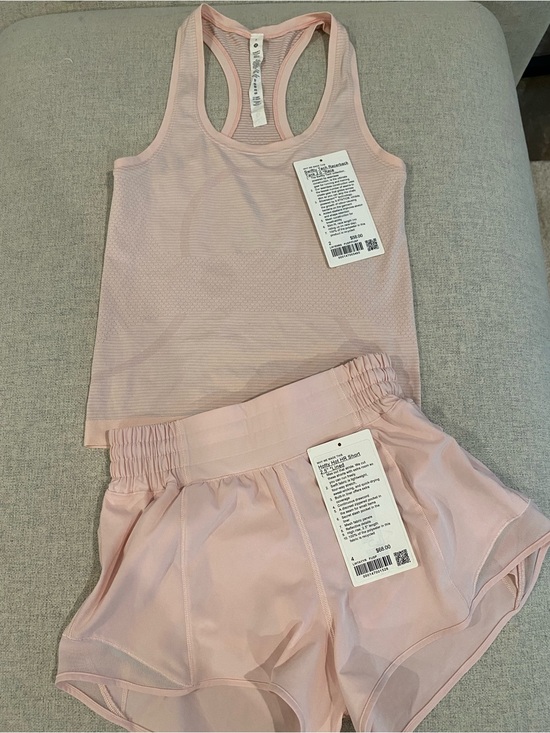 lululemon athletica Tops - Lululemon Swiftly Tank Race length and Hotty Hot HR Shorts 2.5’